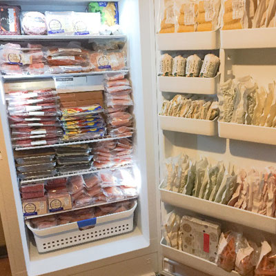 A full freezer